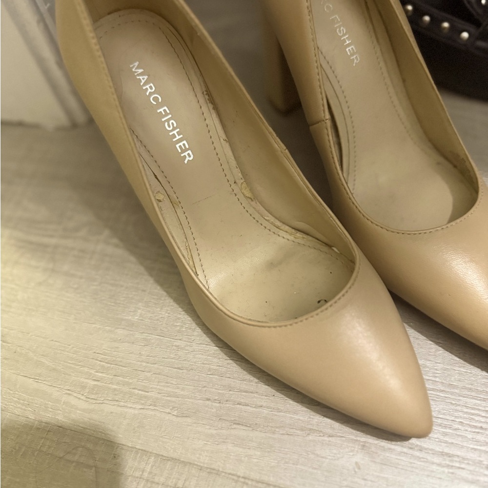 Marc Fisher Women's Beige Heels